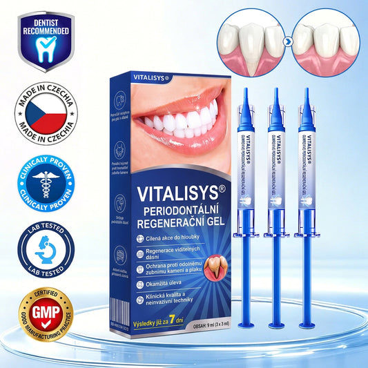 🇨🇿 🎁VITALISYS®🦷 𝑮𝒖𝒎𝑹𝒆𝒗𝒊𝒗𝒆 Parodontální regenerační gel🍬