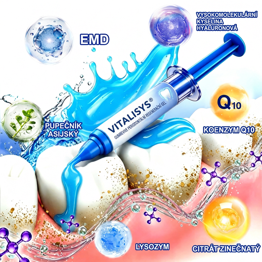 🇨🇿 🎁VITALISYS®🦷 𝑮𝒖𝒎𝑹𝒆𝒗𝒊𝒗𝒆 Parodontální regenerační gel🍊
