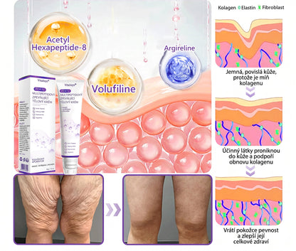 Vitalisys®☀️PDRN Multi-Peptide Masážní tělový krém s válečkem — proti stárnutí, hydratuje, zpevňuje a liftinguje pokožku, podporuje regeneraci, sjednocuje tón pleti a pečuje o nedokonalosti a tmavé skvrny.🍎