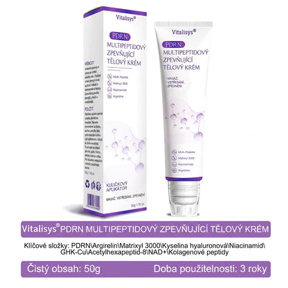 Vitalisys®⭐️PDRN Multi-Peptide Masážní tělový krém s válečkem — proti stárnutí, hydratuje, zpevňuje a liftinguje pokožku, podporuje regeneraci, sjednocuje tón pleti a pečuje o nedokonalosti a tmavé skvrny.