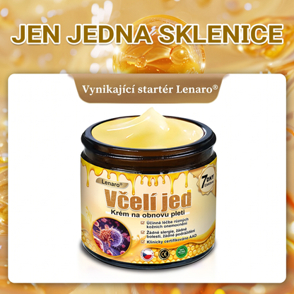 Lenaro® Krém s včelím jedem na obnovu pokožky 🎊 pomáhá při řešení kožních problémů, jako jsou: vrásky, jizvy, pigmentové skvrny, strie, akné, lupénka, ekzém, kožní léze, podráždění, záněty a další kožní potíže.