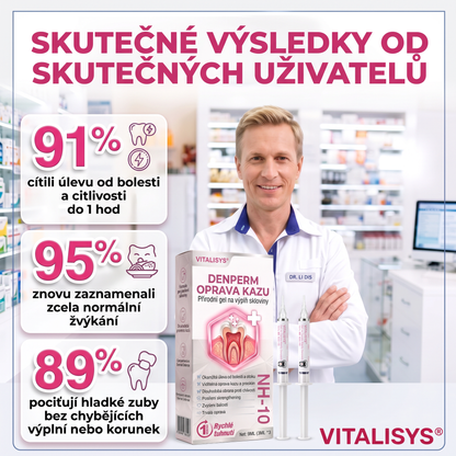 🦷VIGORIE®🦷 DenPerm – Natürliches Zahnschmelz-Füllgel zur Kariessanierung🎉