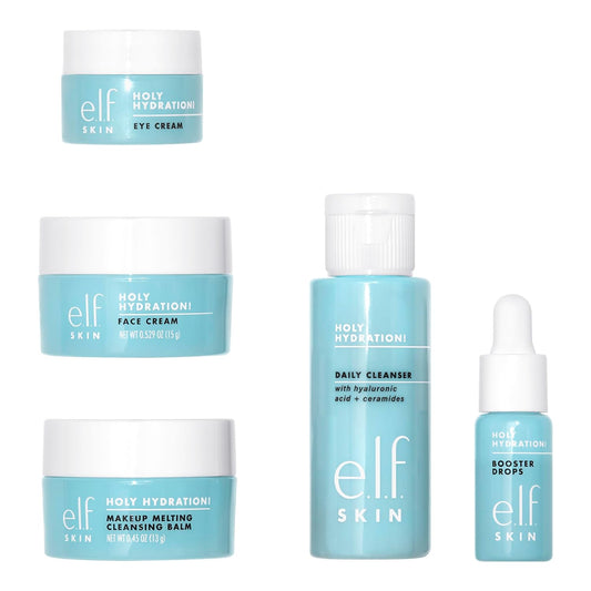 SKIN Holy Hydration! Hydrated Ever After Skincare Mini Kit, Cleanser, Makeup Remover, Moisturizer