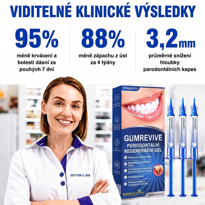 🇨🇿 🎁VITALISYS®🦷 𝑮𝒖𝒎𝑹𝒆𝒗𝒊𝒗𝒆 Parodontální regenerační gel🍊
