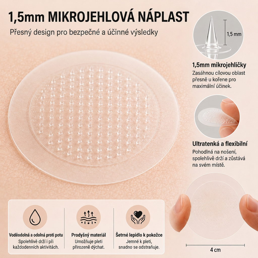 👩‍⚕️🎉 Oficiální obchod | MURWON® 👑 Mikrojehličkové náplasti pro dokonalou pleť a odstranění kožních nedokonalostí (Pro kožní výrůstky, malé kožní útvary, bradavice, mateřská znaménka, stařecké skvrny a pigmentové nepravidelnosti.)