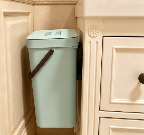 Modern Hands-Free Step Garbage Can - Odor-Proof Sealed Trash Bin for Home & Workspace - Space-Saving Design, 3L/5L Capacity